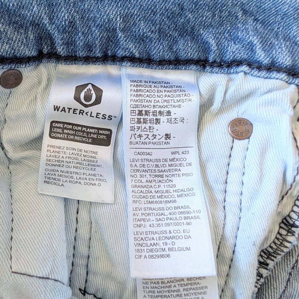 502‎ Taper Fit Levi's Flex Men's Jeans 29x30 Slim Stretch Casual Classic Denim - Picture 8 of 11